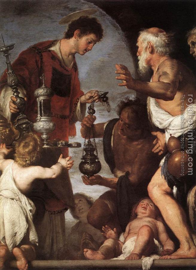 Bernardo Strozzi : The Charity of St Lawrence